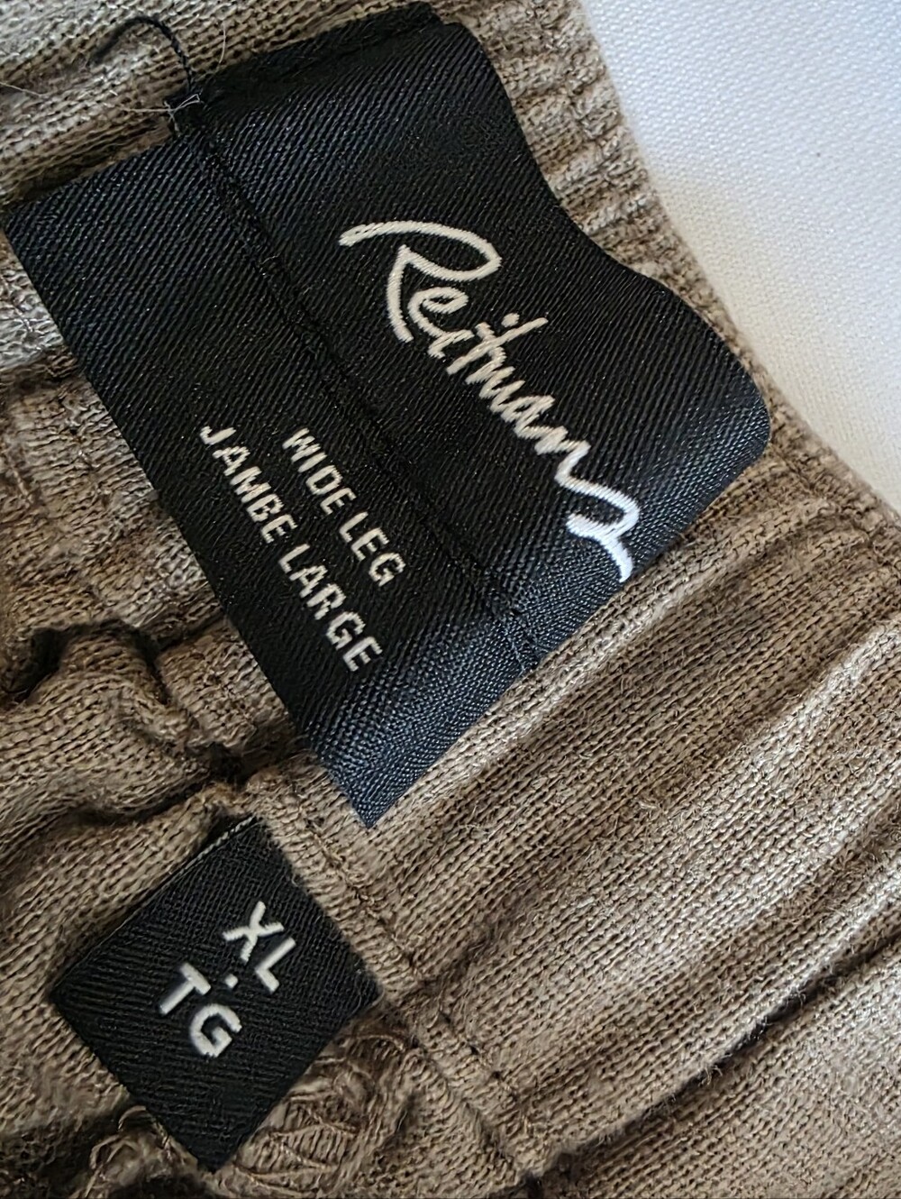 Reitmans Relaxed Wide-Leg Linen Pants